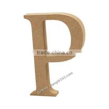 wooden MDF Letter "P", alphabet letter