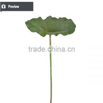 Artificial PU Green Lotus Leaf for Floral Arrangement and Garden Decoration photo-2