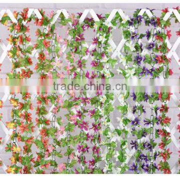 artificial flower garland for wedding dectoration