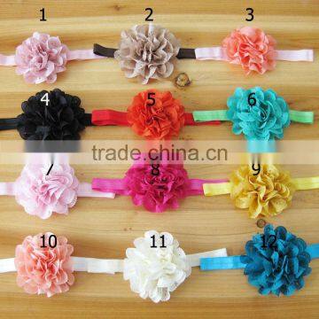 Manufactory colorful daisy fabric flower baby kids headband