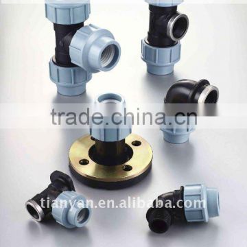 PP COMPRESSION PIPE FITTING