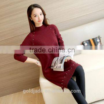 Latest Sweater Designs for Girls 100% Cashmere Wool Womens Sweater photo-2