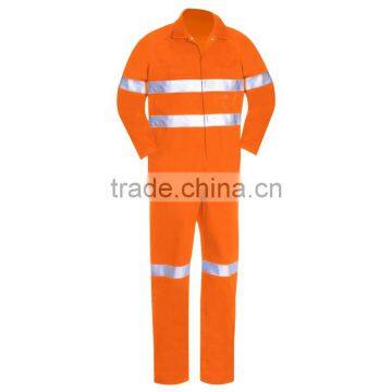 Factory Custom Cotton Men Work Uniform Overall hi Vis Coverall Workwear photo-5