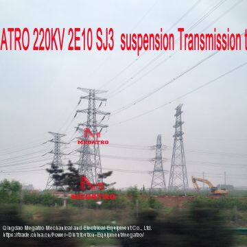 MEGATRO 220KV 2E2 SZCK Suspension Transmission Tower photo-2