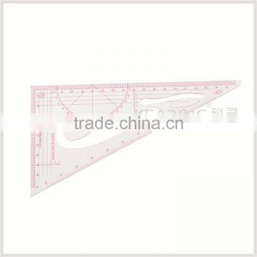 Kearing High Quality Plastic Scale Rulers With Goniometer 1:3 &1:5 Sanwich Line Ruler for Fashion Design#8535 photo-2