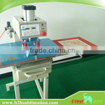 cheap teflon coated dual heat press machine for garment