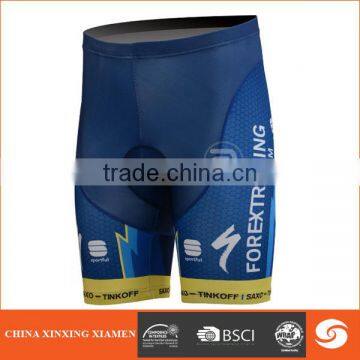 wholesale cheap colored blue mens china compression shorts for bike wear