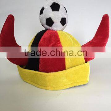 Europe football championship horn with football hat