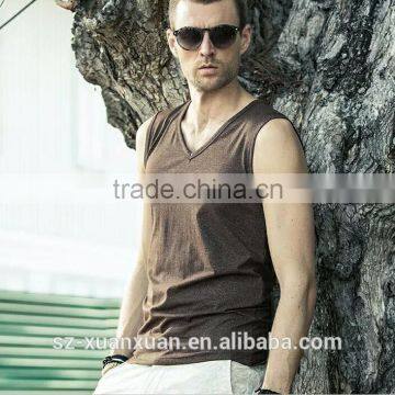 2016 Cheap Wholesale 100% Cotton Sports Vest Men photo-4