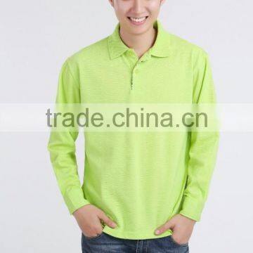 2015 New Style 260 g Long Sleeve Polo Shirt Polo Shirt Long Sleeve Men on Stock photo-3