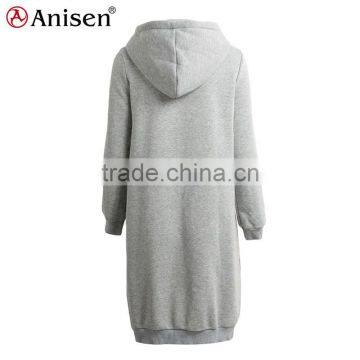 Oem Service Custom 100% Cotton Women Long Xxxxl Hoodies photo-4