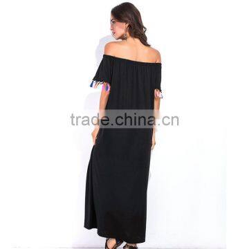 Maxnegio Basic Sundress With Tassels for Ladies photo-2
