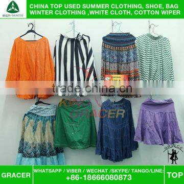 Factory High End Africa Style Girl Cotton Skirt Used Clothing. Cheap Used Clothes photo-3