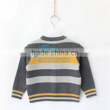 Baby Woolen Striped Sweater Cardigan photo-2