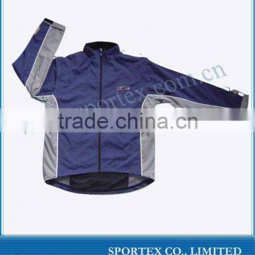 2012 Long Sleeve Custom Cycling Jacket with rubber logo