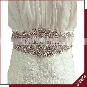 YXBB61 Wedding belt Bridal Belts With Diamond Sashes Bead Sash