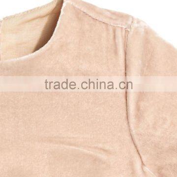 Dress With Tulle Skirt Kids Velvet Pink Baby Skirt photo-2