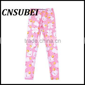 Cute Pink Cat Digital Printing Personalized Fashion Yoga Pants photo-2