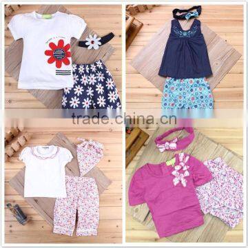 Wholesale Cotton Comfortable Cheap Newborn Baby Girls Clothing Set