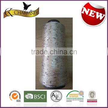 sequin yarn hand knitting yarn 3mm for knitting 150D