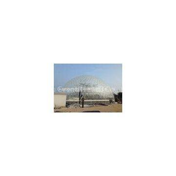 35m Clear Dome Tent UV Resistant , Geodesic Large Wall Tent For Trade Show