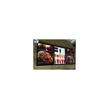 Advertising Acrylic LED Menu Light Box Display Ultra Slim With Magnetic