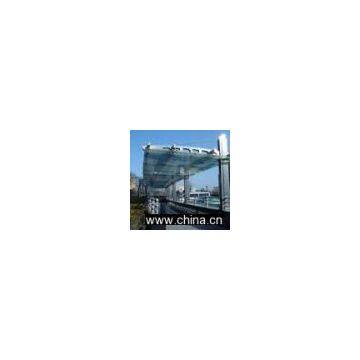 Steel structural awning