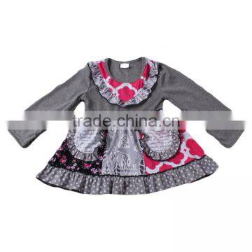 Girls Wholesale Boutique Fall And Winter Outfits 2017 Cotton High Quality Outfits photo-2