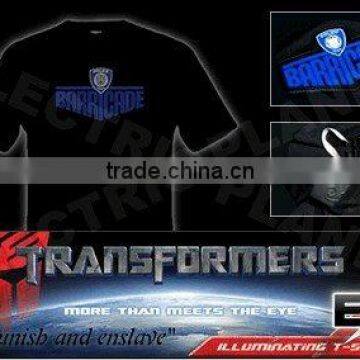 [Super Deal]Wholesale 2009 fashion hot sale T-shirt A31,el t-shirt,led t-shirt