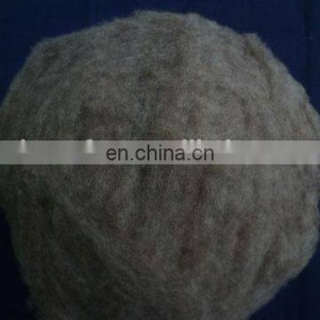 dehaired and carded chinese sheep wool 21.5mic/32-34mm