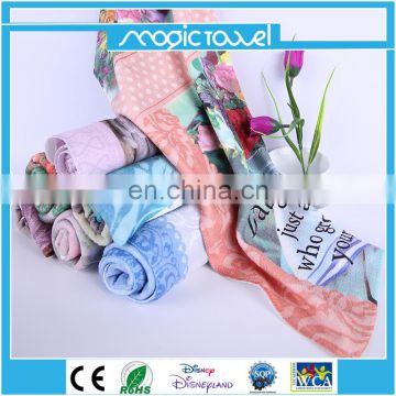 Flower language printed microfiber towels for Kitchen Use in Germany Market