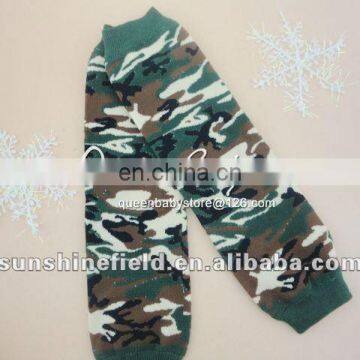 Stock! Baby Camouflage Leg Warmers Green Camo Kids Leg Warmer Baby Leg Warmers