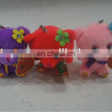 WMR1213 custom tiny mobile phone chain plush toy