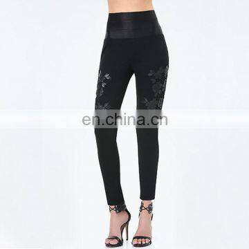 Leggings Manufactuere Custom Black Standout Faux Leather Lace New Mix Clothing Leggings