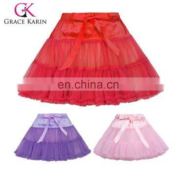 Grace Karin Little Girls Luxury 2-Layers Soft Tulle Netting Dance Tutu Petticoat Underskirt 1~9 Years CL010458