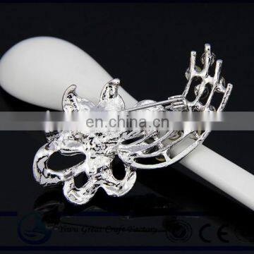 Wholesale Decorative Clothing Accessories Accessories Luxury Wedding Bride Rhinestone Flower Brooch photo-2