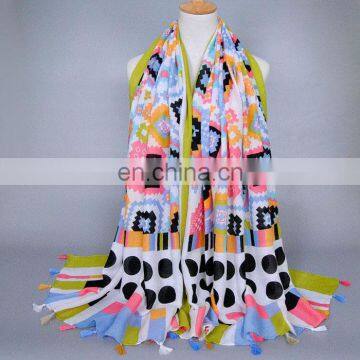 fashion long kashmir shawl scarf