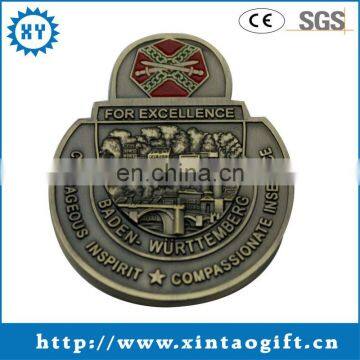 Finely processed indian metal coin gold coin of china manufacturer