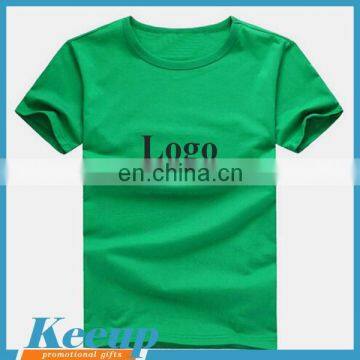 Cheap custom 100% cotton or ployester cotton promotion t-shirt