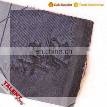 custom high quality loop folded woven private label for clothing