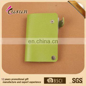 china leather suppliers promotional wholesale custom business credit card holder