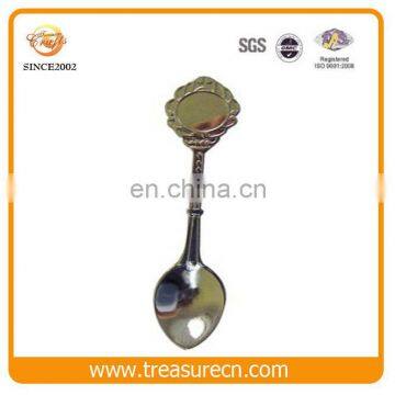 Die Casting Blank Souvenir Teaspoon/Custom Soft Enamel Metal Spoon