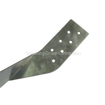 Galvanized steel building material timber connector joist hanger