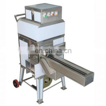 automatic feeding fresh corn peeling sweet maize thresher machine