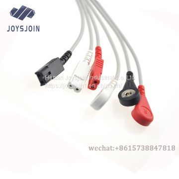 Bionet 3 lead ecg leadwire,Grabber ,LL-plug,IEC