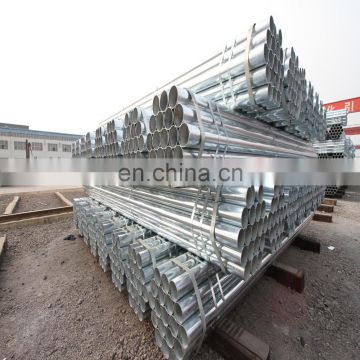 Tianjin factory pre pipes hot dipped galvanized steel pipe for construction with CE certificate