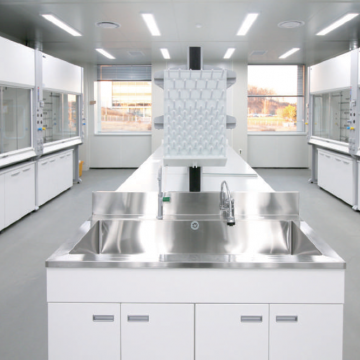Stainless Steel Sink Island Laboratory Workbench