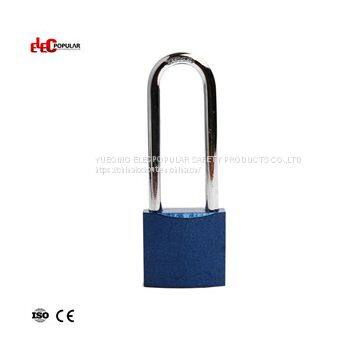 76mm Aluminum Steel Shackle Safety Padlocks EP-8551A   Metal Body Padlock