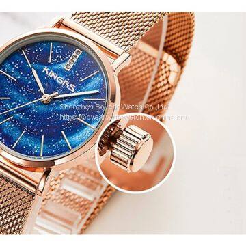 32mm Alloy Case Steel Milanese Band Ladies Fashion Watch Jewlery Quartz Watch for Women photo-5