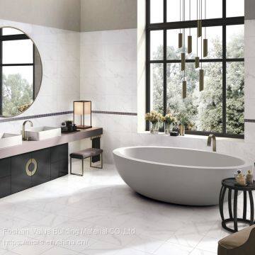 Foshan Porcelain Low Water Absorption 300x600 White Gloss Wall Tile